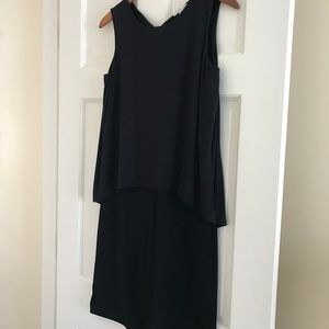 Garnet Hill Layered Sheath Dress NWOT